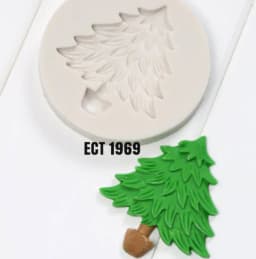 ECT 1969 Christmas tree silicone mold thumbnail 1