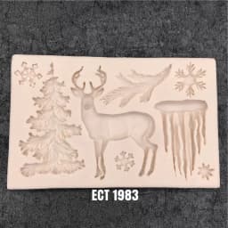 ECT 1983 Christmas silicone mold thumbnail 1