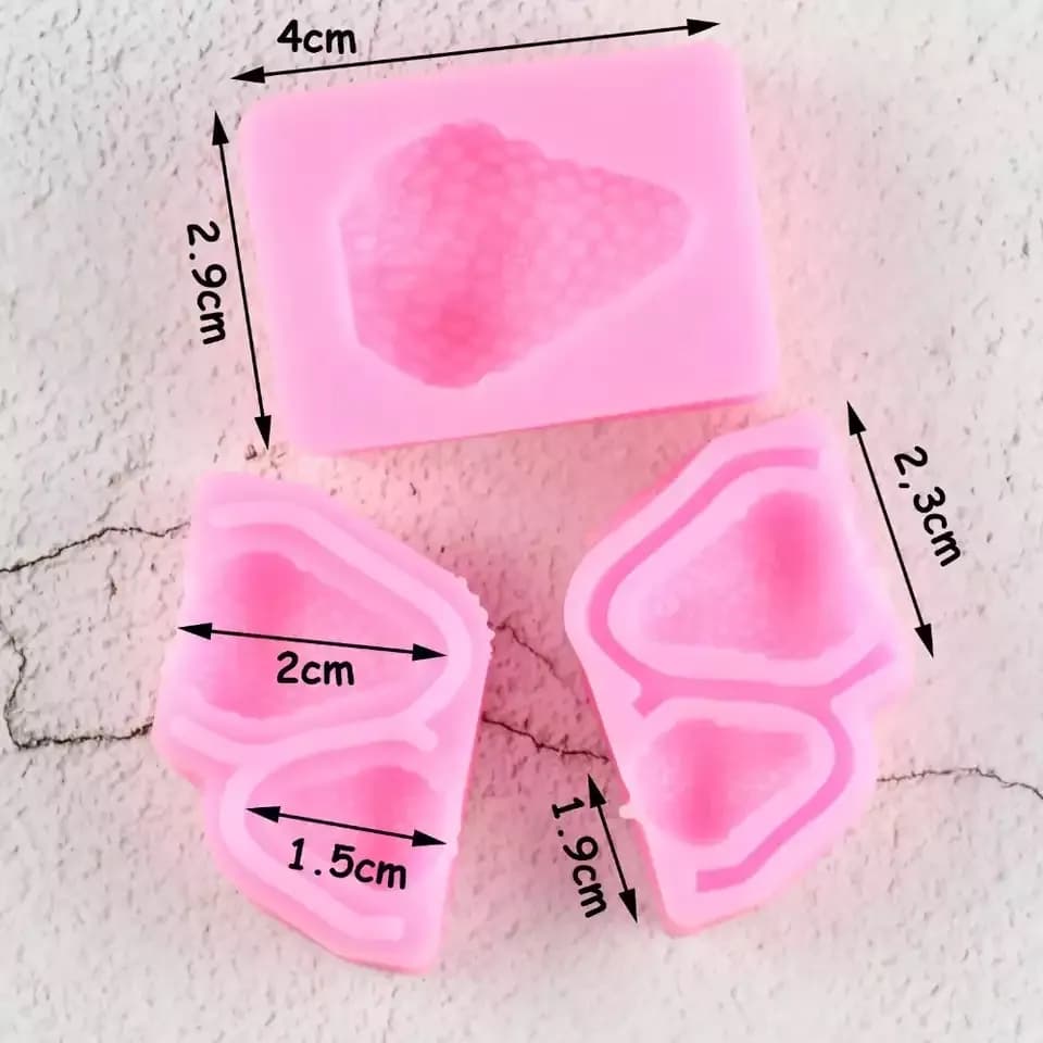 ECT 2033 3pcs Strawberry molds image 1