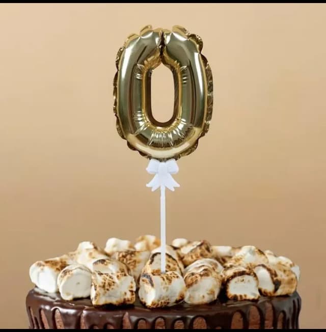 ECT 2075 Foil Cake Balloon #0