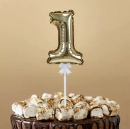 ECT 2076 Foil Cake Balloon #1 thumbnail 1
