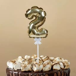 ECT 2077 Foil Cake Balloon #2 thumbnail 1