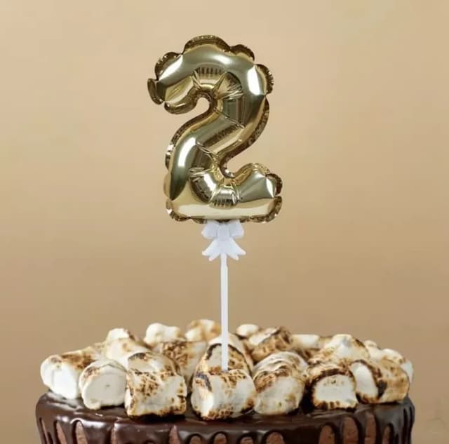 ECT 2077 Foil Cake Balloon #2