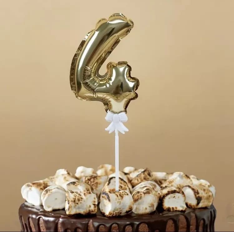 ECT 2079 Foil Cake Balloon #4 image 1
