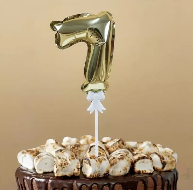 ECT 2082 Foil Cake Balloon #7 image 1