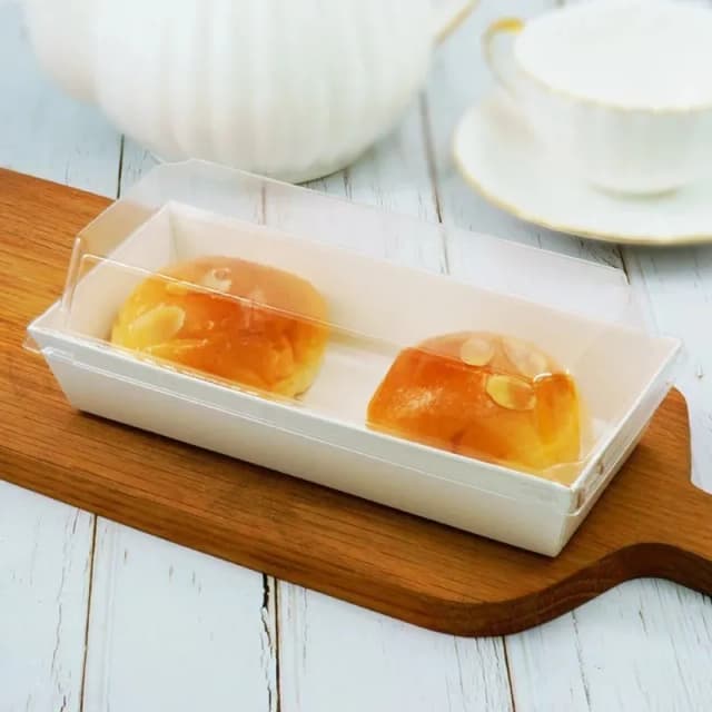 ECT 2093 WHITE Rectangle Food Package small 10PCS