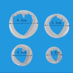 ECT 2097 4pcs Peony cutter set thumbnail 3
