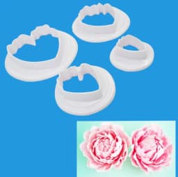 ECT 2097 4pcs Peony cutter set thumbnail 4