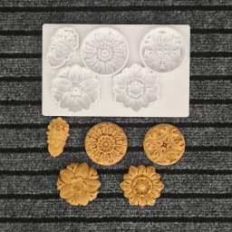 ECT 2103 Fancy Brooches Silicone mold thumbnail 1