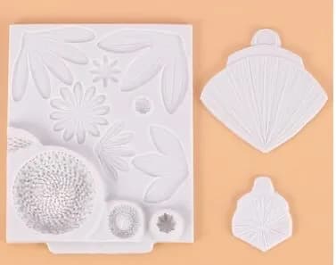 ECT 2110 Flower leaves silicone mold