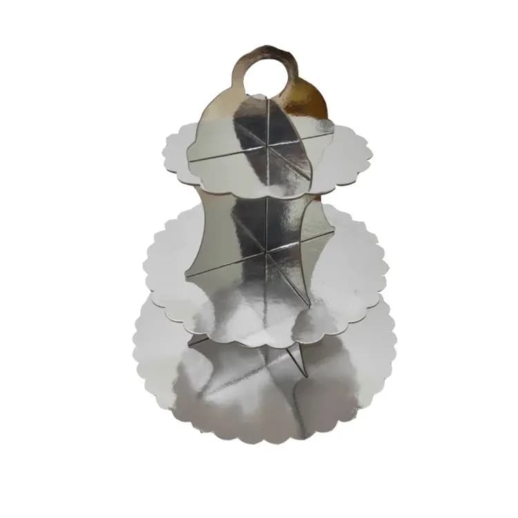 ECT 2130 Silver Cupcake Stand image 1