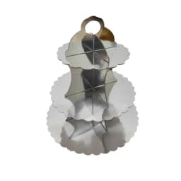 ECT 2130 Silver Cupcake Stand thumbnail 1