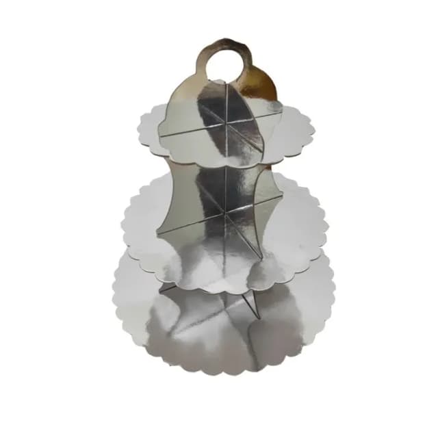 ECT 2130 Silver Cupcake Stand