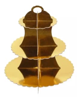 ECT 2134 Gold Cupcake Stand thumbnail 1