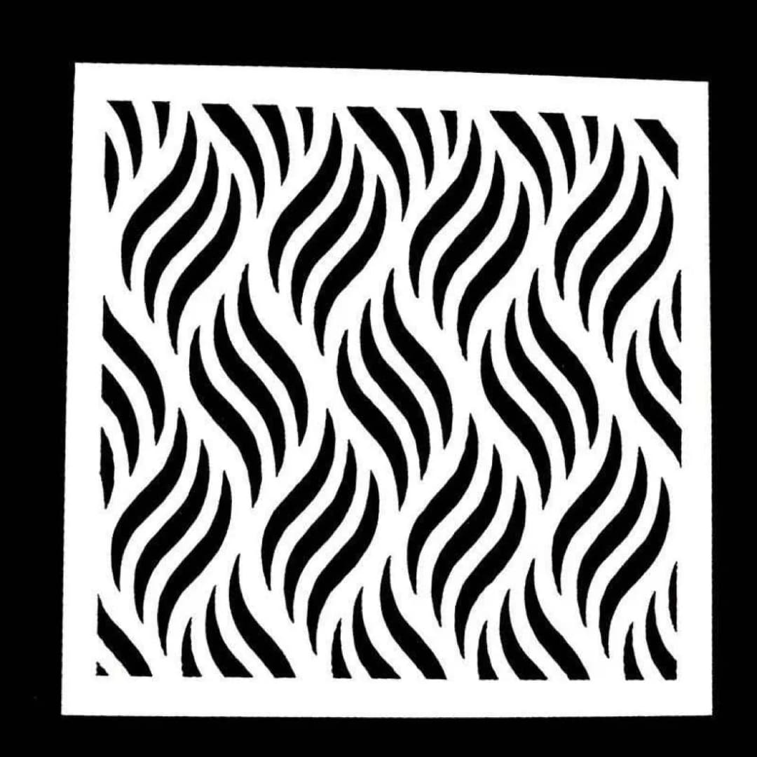 ECT 2176 13x13cm stencil image 1