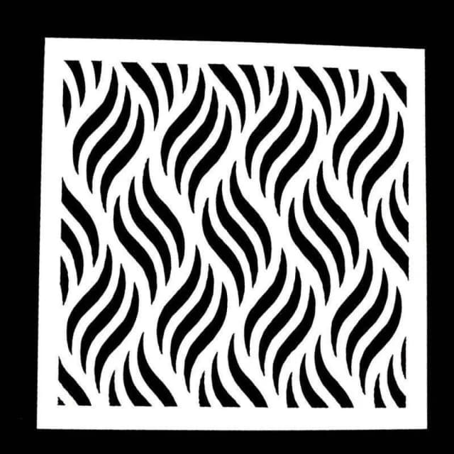 ECT 2176 13x13cm stencil
