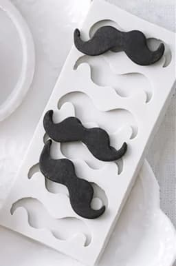 ECT 2201 Mustache silicone mold thumbnail 1