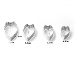 ECT 2243 4pcs peony cutter set thumbnail 3