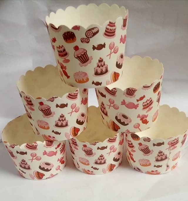 ECT 2310 Cupcake Sweets Cupcake cups 50pcs (Medium)