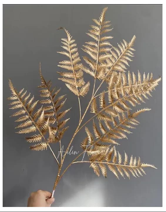 ECT 2707 Gold Fern leaves image 1