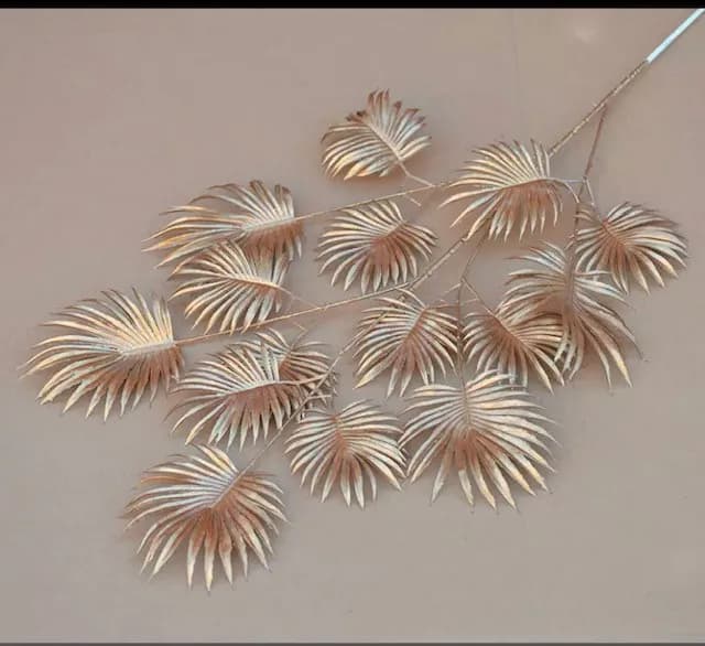 ECT 2708  15 Gold Palm Leaves