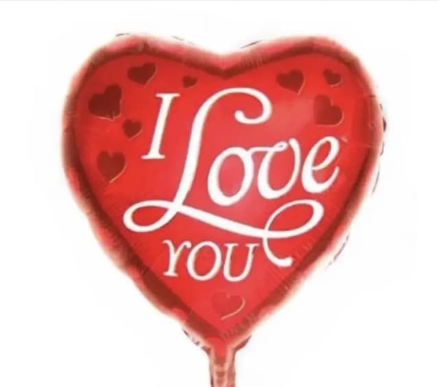 ECT 2716 I love You heart Foil balloon