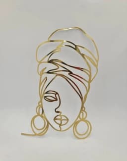 ECT 2901 ACRYLIC topper GOLD thumbnail 1