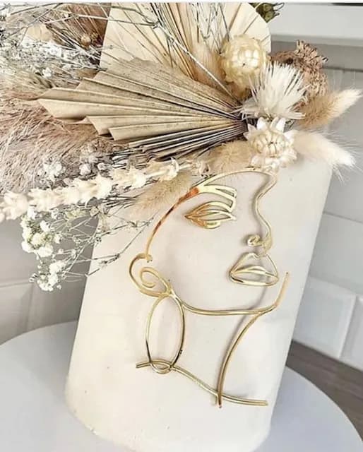 ECT 2903 ACRYLIC topper GOLD