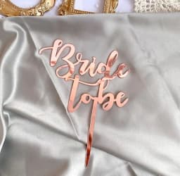 ECT 3066 Champagne bride to be topper thumbnail 1