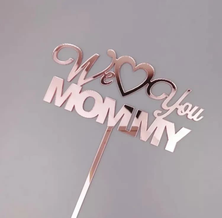 ECT 3080 We Love You Mommy CHAMPAGNE COLOR image 1
