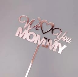 ECT 3080 We Love You Mommy CHAMPAGNE COLOR thumbnail 1