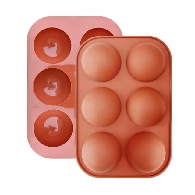 ECT 3101 6 cavity half ball chocolate mold
