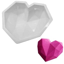 ECT 3911 Heart entremet mold  NO SUPPORT BASE thumbnail 1