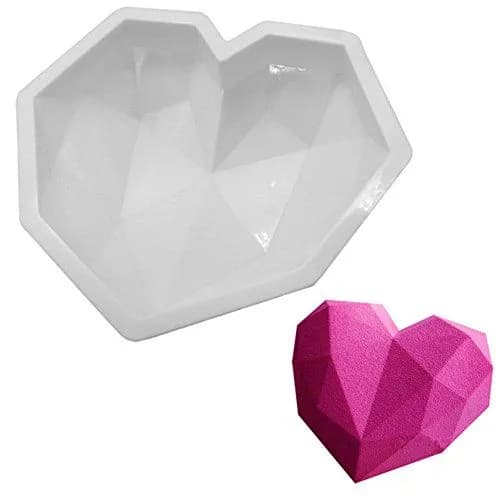 ECT 3911 Heart entremet mold  NO SUPPORT BASE