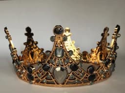 ECT 4102 Crown topper with gem stones Big thumbnail 1