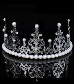 ECT 4113 Silver crown topper Half thumbnail 1