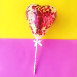 ECT 4146  Red Heart Confetti Balloon small thumbnail 1