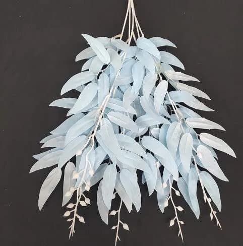 "Ect 4349 Pastel blue leaves"