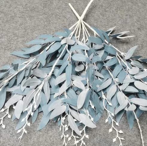 ECT 4353 Silver Blue Leaves