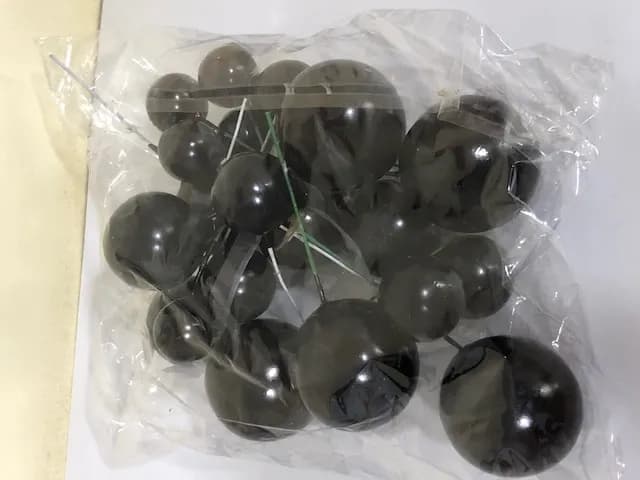 ECT 4358 20pcs Black ball topper