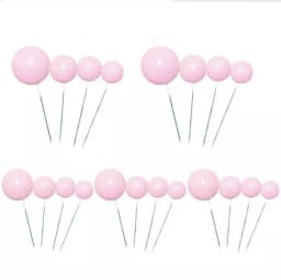 ECT 4367 20pcs Light Pink Ball topper thumbnail 1
