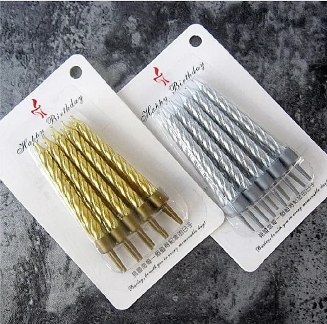 ECT 4923 SILVER candles