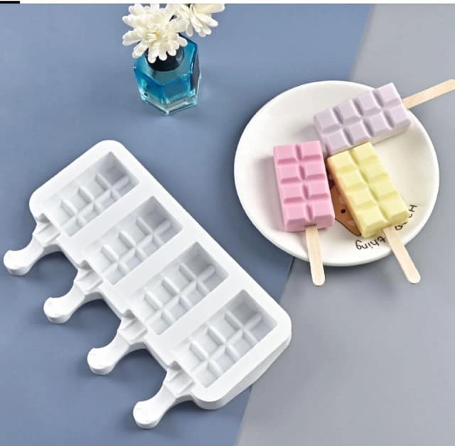 "ECt 4956 Small cubed cakesicle popsicle mold"