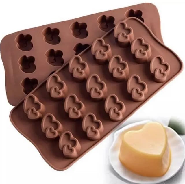 ECT 4959 Double heart chocolate mold