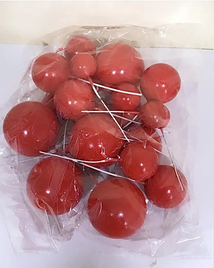 ECT 5355 20pcs Red Ball topper image 1